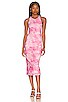 view 1 of 3 Nicky Jersey Dress in Distorted Pink Dye