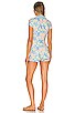 Rose Terry Romper, view 3 of 3, click to view large image.