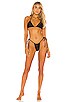 Tia Ribbed Bikini Top, view 4 of 4, click to view large image.