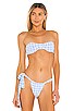 Cielo Gingham Bikini Top, view 2 of 5, click to view large image.