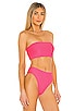 Jenna Ribbed Bikini Top, view 2, click to view large image.