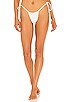 Tia Ribbed Bikini Bottom, view 1 of 5, click to view large image.