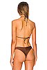 Nick Satin Bikini Top, view 3 of 4, click to view large image.