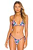 Tia Satin Bikini Top, view 1 of 4, click to view large image.