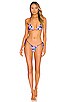 Tia Satin Bikini Top, view 4 of 4, click to view large image.