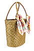 Tini Straw Bag, view 3, click to view large image.