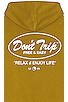 view 3 of 4 OVAL HEAVY FLEECE HOODIE in Vintage Olive