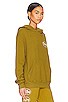 view 2 of 4 OVAL HEAVY FLEECE HOODIE in Vintage Olive