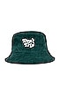 view 1 of 4 Bucket Hats in Green / White