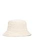 view 2 of 4 Don't Trip Fat Corduroy Bucket Hat in Chalk