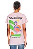 view 4 of 5 Flamingos Tee in Pale Pink