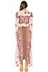 Mexicali Rose Maxi Dress, view 3, click to view large image.