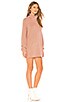 view 2 of 3 Softly Structured Tunic in Mauve