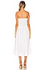 view 3 of 3 Lilah Pleated Tube Dress in White