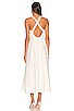 view 3 of 3 Desert Hearts Apron Midi Dress in Bright White