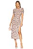 view 1 of 3 Briella Midi Dress in Tea Combo