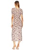 view 3 of 3 Briella Midi Dress in Tea Combo