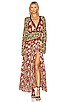 view 1 of 3 Tilda Wrap Dress in Neutral Combo