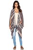 The Big Trail Poncho Cardigan, view 1, click to view large image.