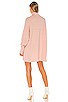 view 3 of 3 Afterglow Mock Neck Sweater Dress in Pink