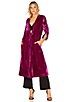 Dhalia Velvet Duster Coat, view 2 of 4, click to view large image.