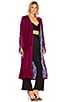 Dhalia Velvet Duster Coat, view 3 of 4, click to view large image.