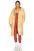 view 1 of 4 Cozy Printed Blanket Coat in Sunset Combo