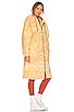 view 3 of 4 Cozy Printed Blanket Coat in Sunset Combo