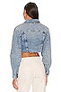 view 3 of 4 OLLIE FEMME デニムトラッカージャケット in Aged Stone