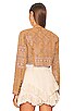 view 3 of 4 Juliette Cropped Jacket in Gold Combo