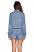 view 3 of 5 Drapey Romper in Chambray