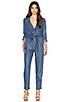 view 1 of 4 Lou Denim Jumpsuit in Imperial