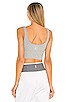 CAMISETA TIRANTES LUXE RIB SNAP, view 3, click to view large image.