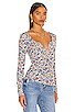 Ciara Printed Layering Top, view 2 of 4, click to view large image.