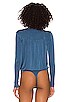 view 4 of 5 Turnt Bodysuit in Blue Metal