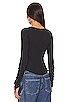 view 3 of 4 LIZZY ロングスリーブトップ in Black