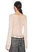 view 3 of 4 Zinnia Top in Pink Sand Combo
