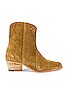 view 1 of 5 New Frontier Western Boot in Camel Suede