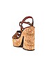view 3 of 5 Lisbon MJ Platform in Brandy Suede