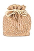 Mini Pearl Drawstring Bag, view 1 of 5, click to view large image.