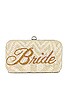 view 2 of 5 Bride Box Clutch in Ivory & Amber