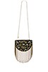 view 5 of 5 Sapphire Bag in Black & Gold
