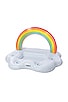 view 1 of 2 Rainbow Cloud Inflatable Floating Bar in Multi