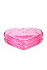 view 5 of 5 Heart Splash Pool in Clear Pink
