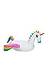 The Rainbow Unicorn Inflatable Pool Float, view 1 of 3, click to view large image.
