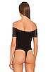 view 7 of 11 Off Shoulder Cut Out Bodysuit in Black001