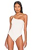 view 3 of 11 One Shoulder Corded Bodysuit in Ivory01