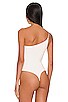 view 7 of 11 One Shoulder Corded Bodysuit in Ivory01