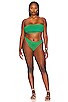 view 8 of 10 Band Bikini Top in Summer Green