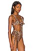 view 4 of 9 10 Ways To Wear Bikini Top in Leopard Natural